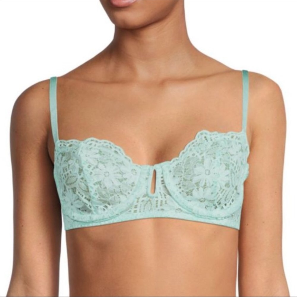 Free People Teal Lace Bra NWT